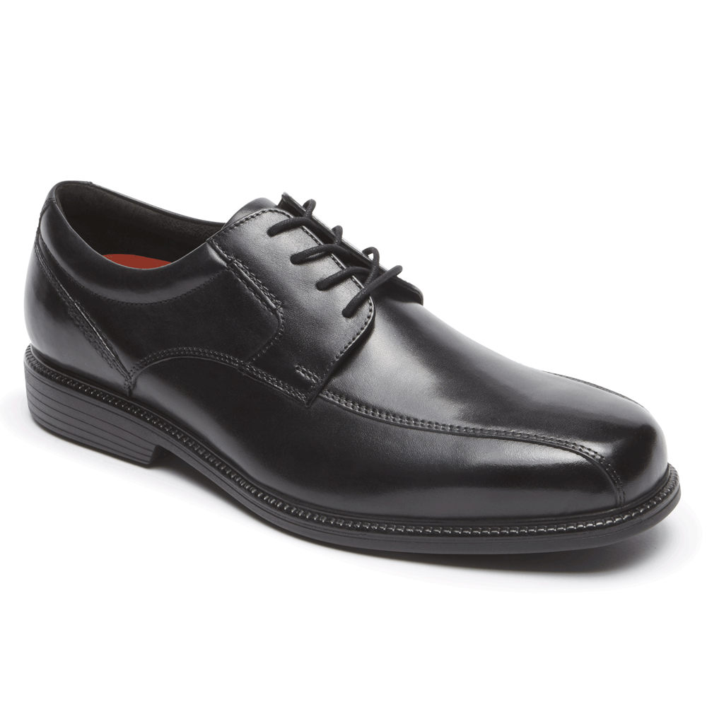 Rockport Mens Charles Road Bike Toe - Oxfords Black - UNQ687402